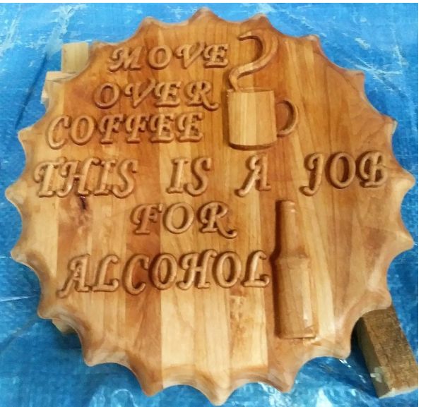 "Move Over Coffee..." Plaque