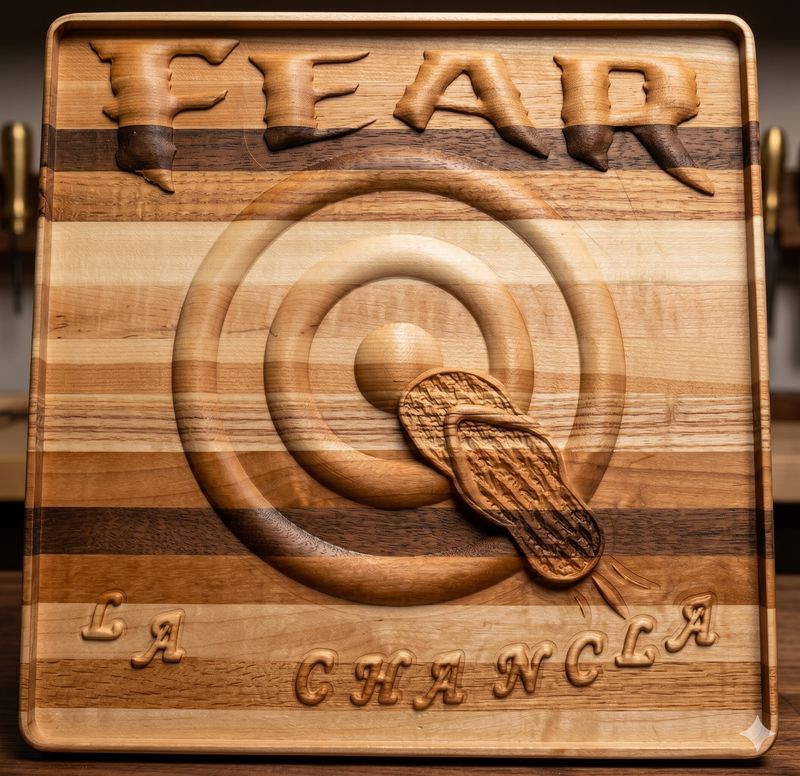 Fear La Chancla Plaque