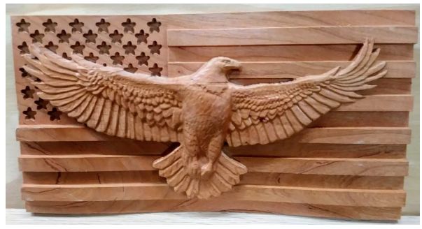 Full eagle on Flag (small)