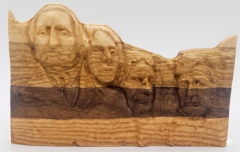 Mt Rushmore on South Dakota (Med)