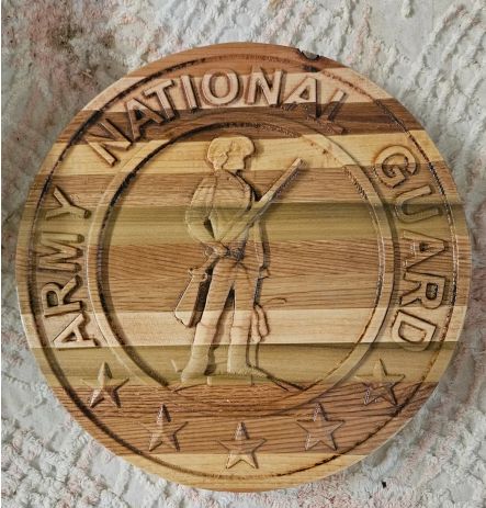 Army National Guard Plaque