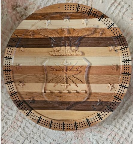 Air Force Cribbage Plaque