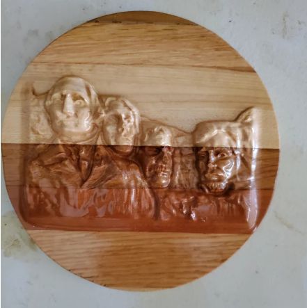 6" Mount Rushmore Magnet Lid