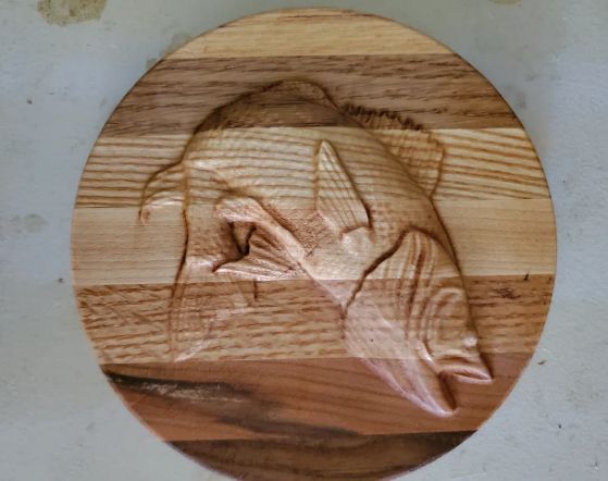 6"Walleye Magnet Lid
