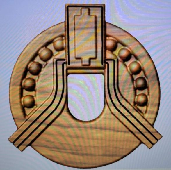 Custom Wood Pendant