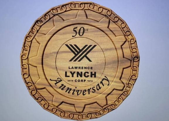 Custom Order - 50th Anniversary Logo Plaque