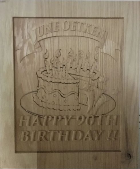 Birthday Plaque