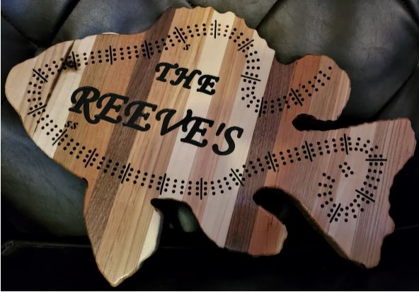 Fish Cribbage Board