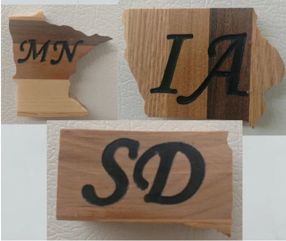 United States State Fridge Magnets