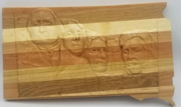 Mount Rushmore on South Dakota Fridge Magnet