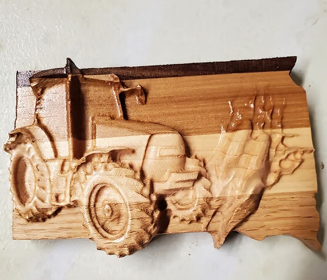 Tractor and Corn on SD