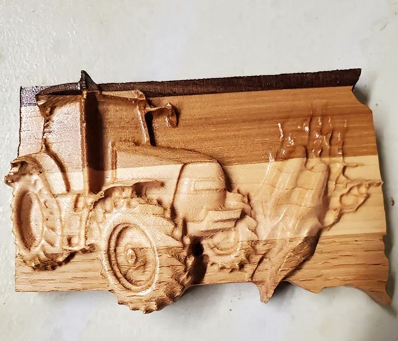Tractor and Corn on SD
