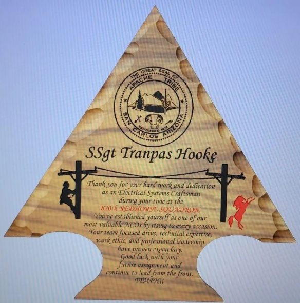 Custom Arrowhead Plaque