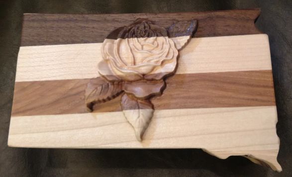 Rose on South Dakota Fridge Magnet