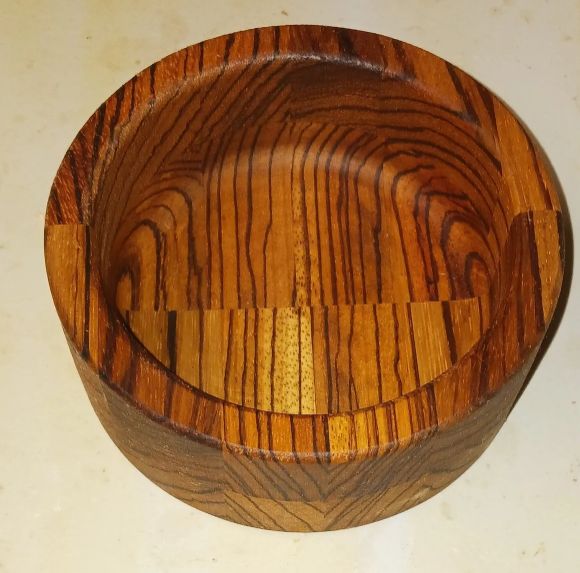 5" Zebrawood Snack Bowl