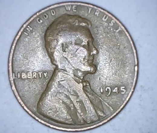 1945-P Wheat Cent