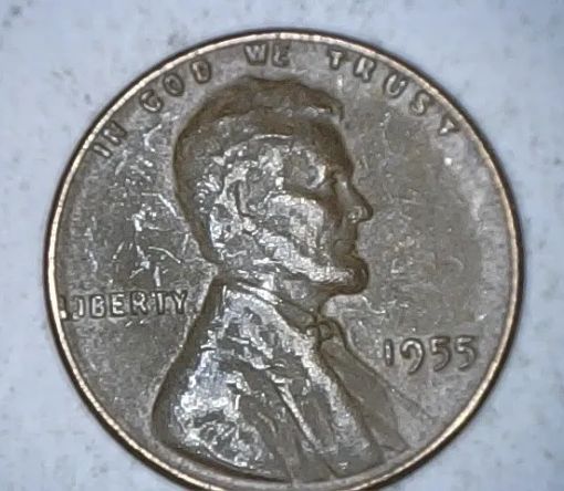 1955-P Wheat Cent