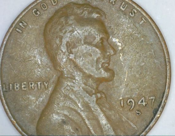 1947-S Wheat Cent
