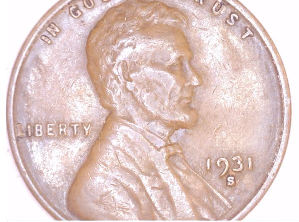 1931-S Wheat Cent