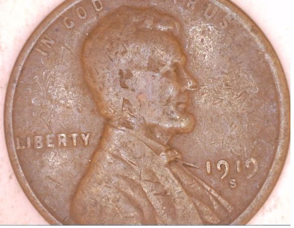 1919-S Wheat Cent