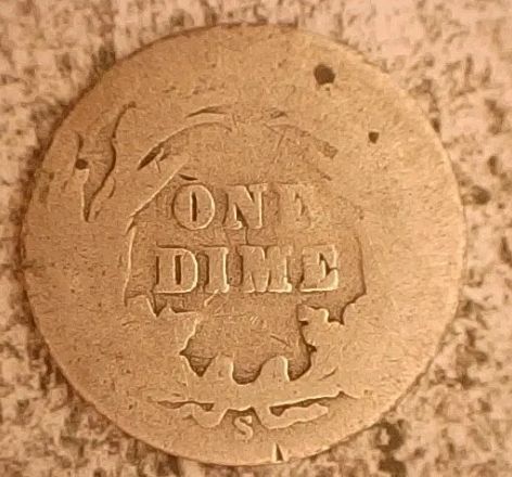 1907-S Barber Dime