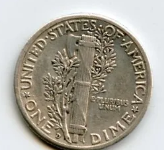1942-D Mercury Dime