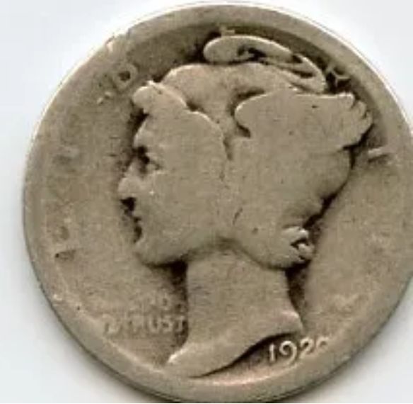 1928-P Mercury Dime