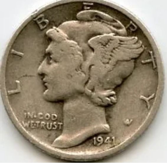 1941-S Mercury Dime
