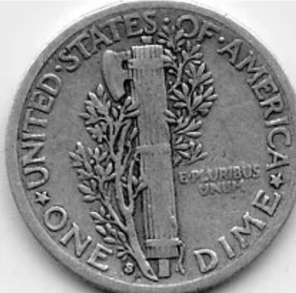 1940-S Mercury Dime