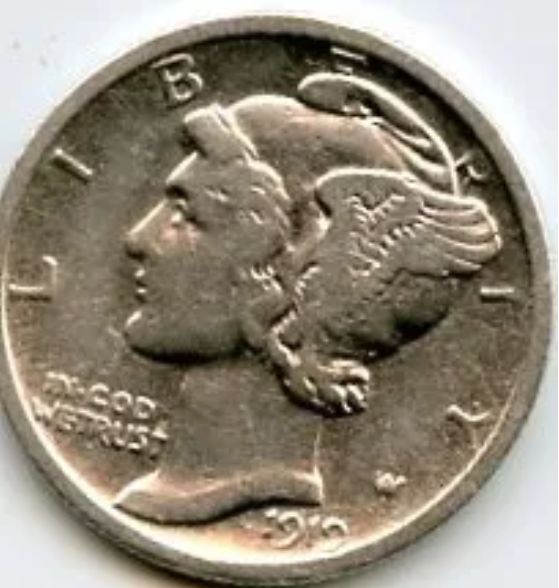 1919-D Mercury Dime