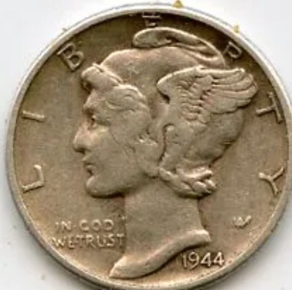 1944-P Mercury Dime