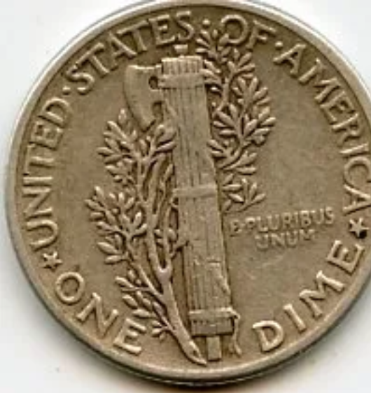 1944-P Mercury Dime