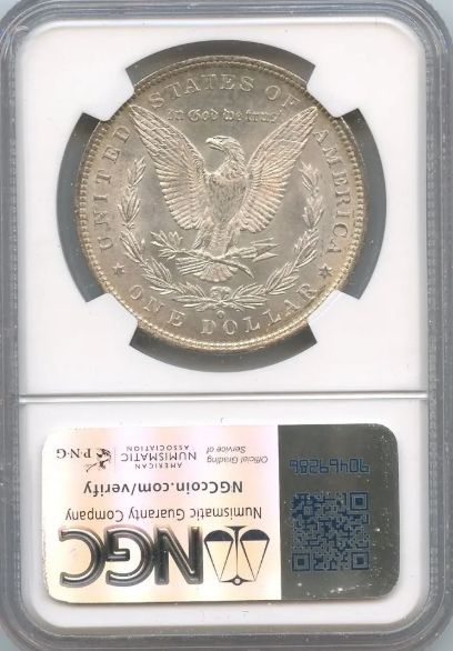 1890-O $1 Morgan NGC MS60