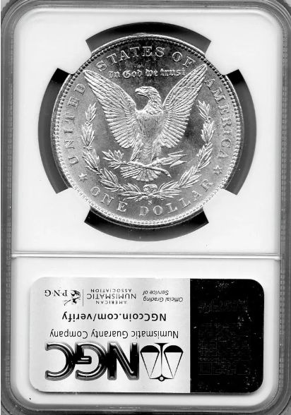 1880-S $1 Morgan NGC MS60