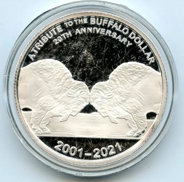 2001-2021 $2 Silver Dollar