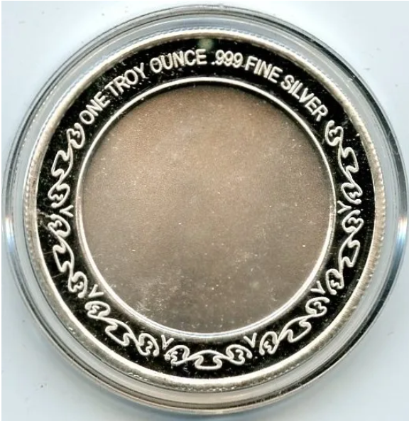 Cinco Demayo 1OOZ Enameled Silver