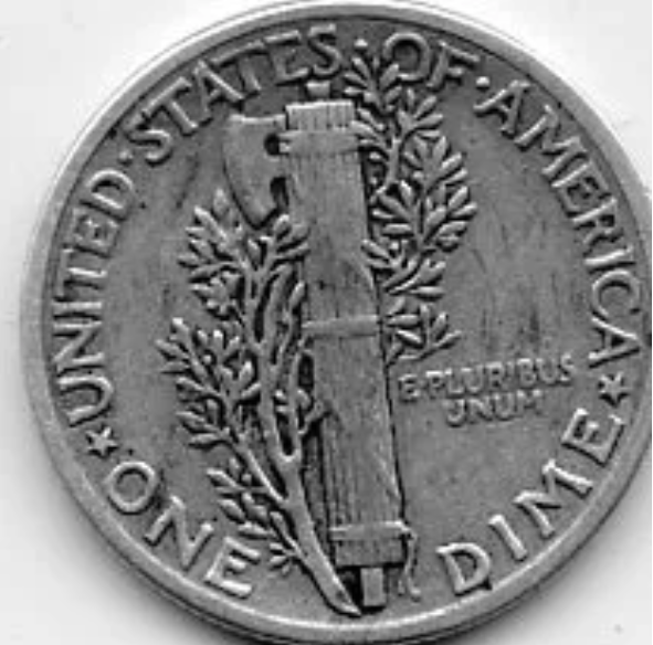 1942-P Mercury Dime