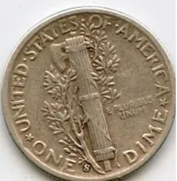 1943-S Mercury Dime
