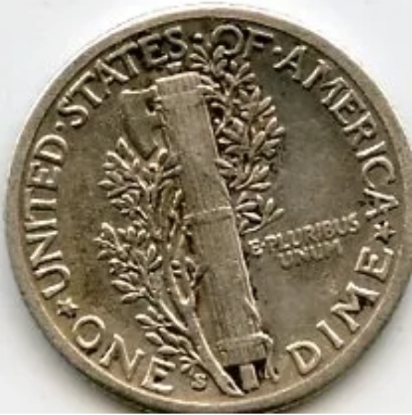 1935-S Mercury Dime