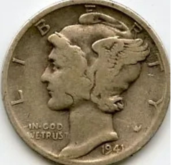 1941-D Mercury Dime