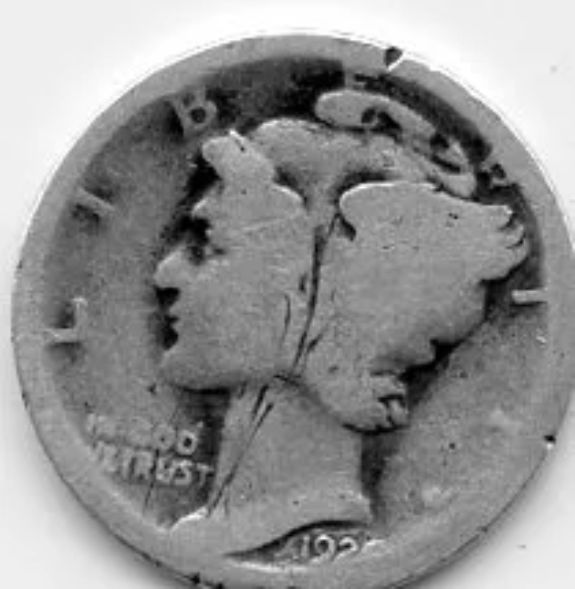 1926-D Mercury Dime