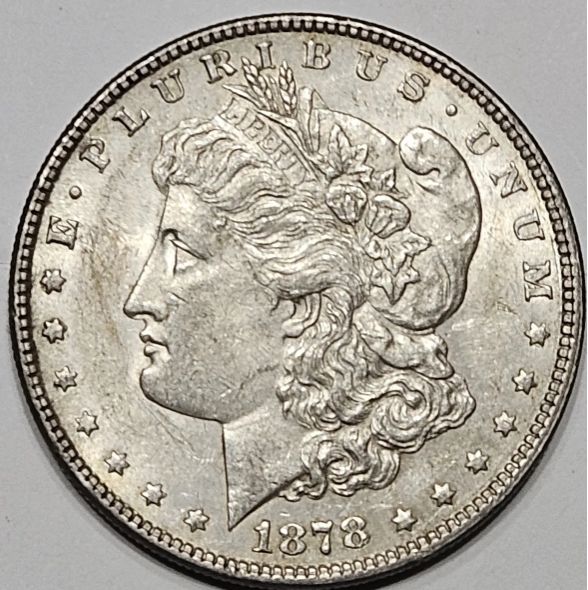 1878-P 7TF Morgan Dollar