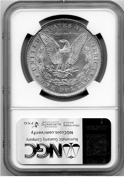 1896-P $1 Morgan NGC MS62