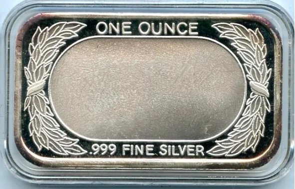 To The Happy Couple 1OZ Enameled Silver
