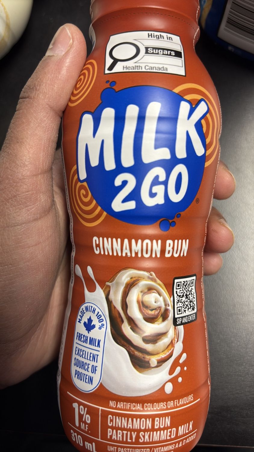 Milk 2 Go cinnamon bun 310 ml 