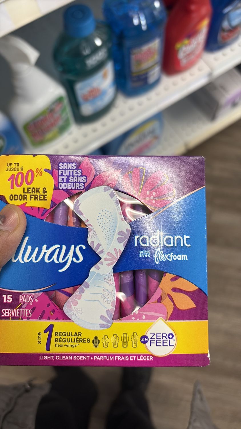 Always radiant 15 pads