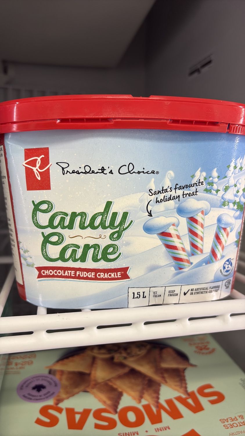 Candy cane ice cream 1.5 L