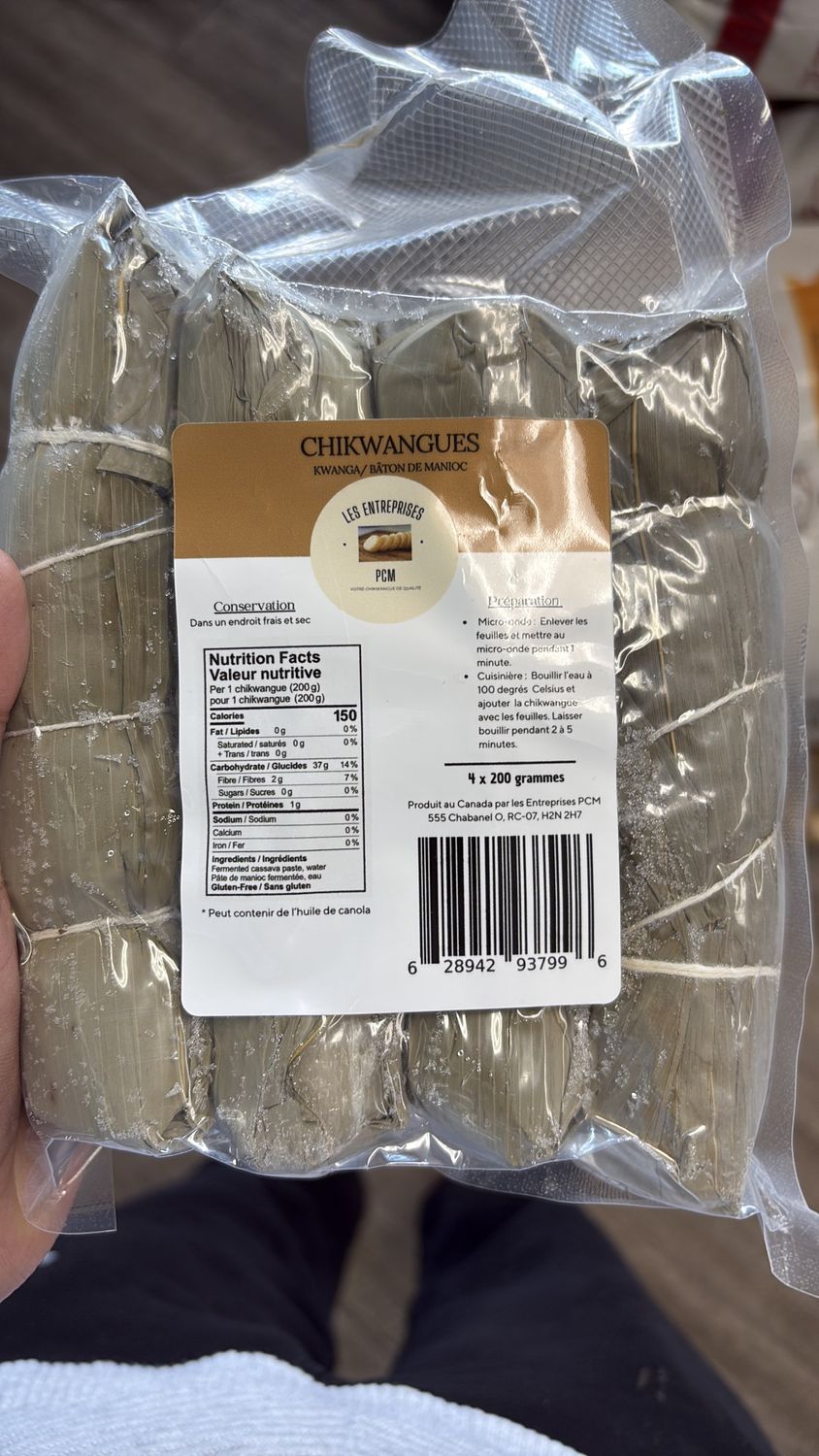 Chikwangues 4x200 g