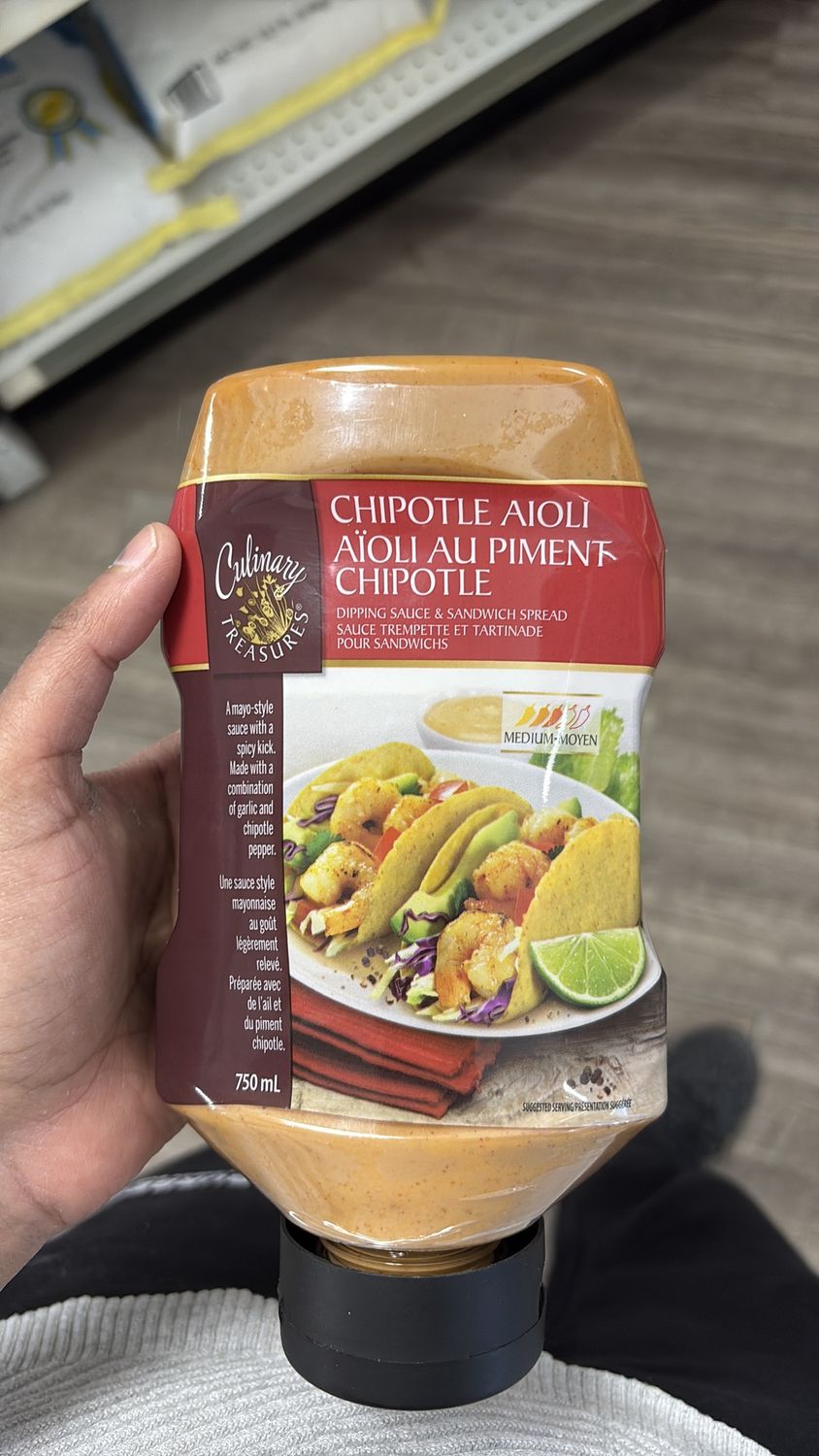 Chipotle Aioli Diping Sauce &amp; Sandwich Spread 750 Ml
