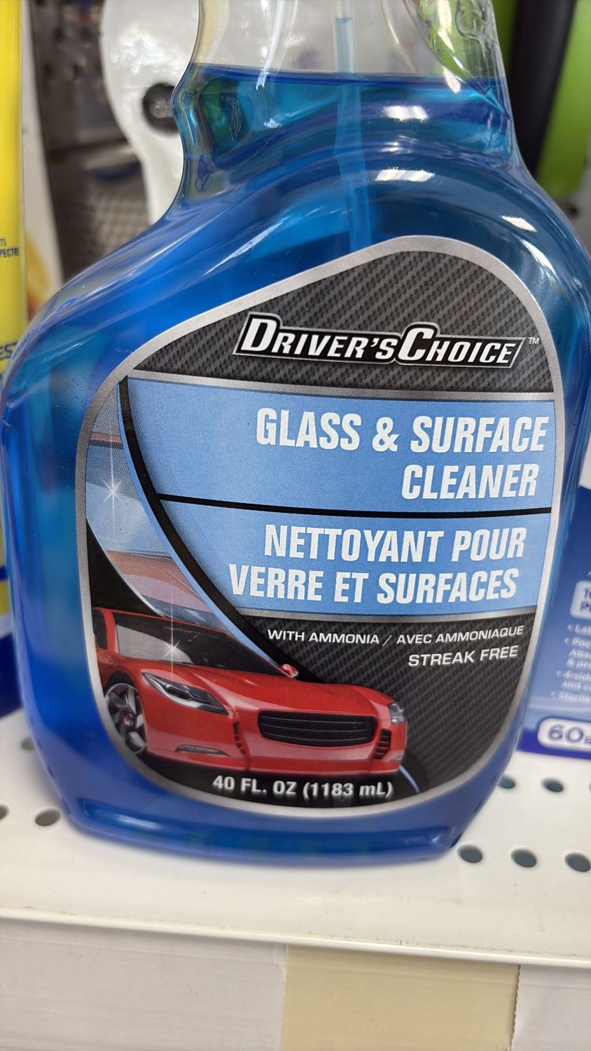 Driver choice glass &amp; surface